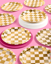 Check Me Out Plates - 25 paper plates
