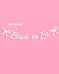 Tying The Knot Banner - iridescent foil banner