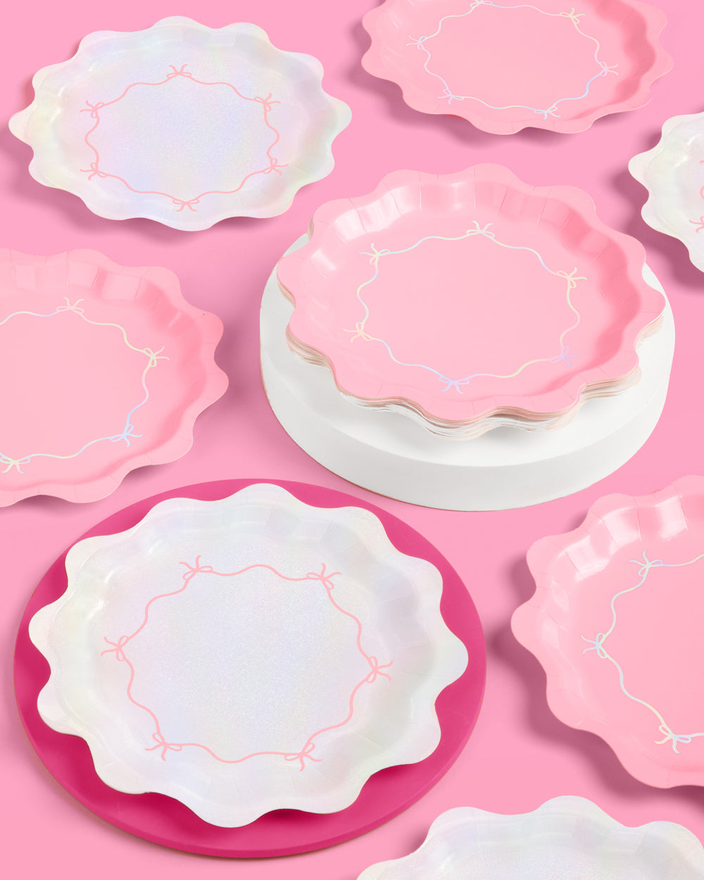 Tying the Knot Plates - 24 paper plates