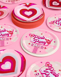 Pink Pony Club Plates - 24 paper plates