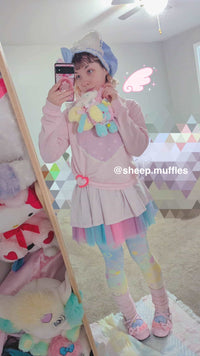 Rainbow Clouds Unisex Tights