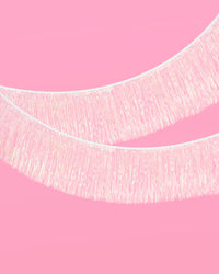 Iridescent Fringe - iridescent foil banner