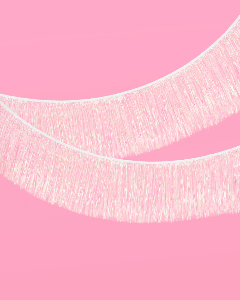 Iridescent Fringe - iridescent foil banner