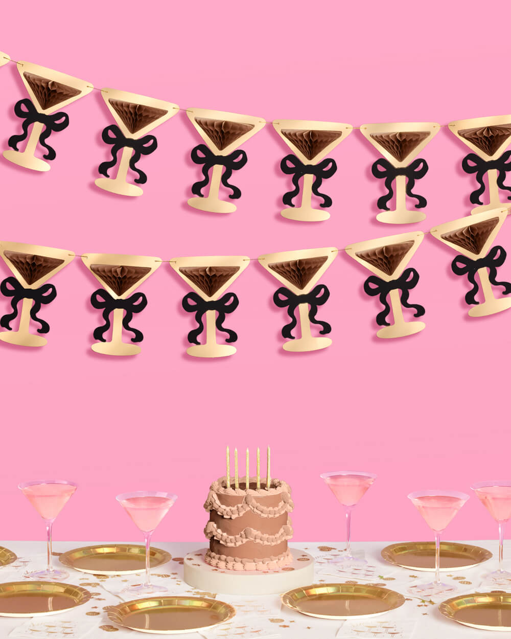 Espresso Martini Banner - 3D paper banner