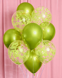 Lime Green Balloon Pack - 24 latex balloons