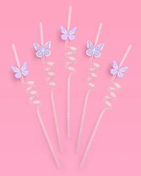 Butterfly Straws - 16 reusable straws