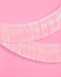 Pretty in Pink Fringe - light pink fringe banner