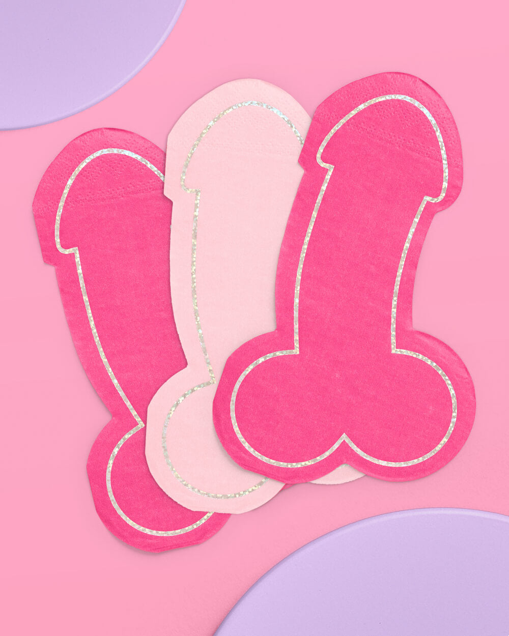 Same Penis Table Pack - plates, napkins, drink pouches + tablecloth