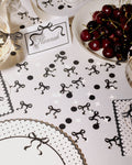 Little Black Bow Confetti - 200 pc glitter confetti