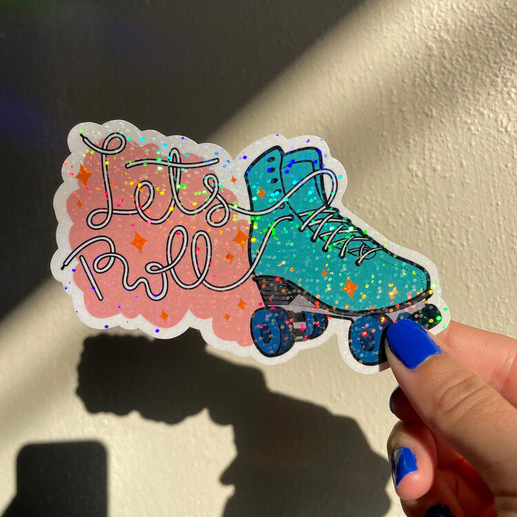 Let's Roll Quad Sticker