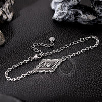 Vintage Geometric Bohemian Pattern Stainless Steel Bracelet