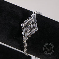 Vintage Geometric Bohemian Pattern Stainless Steel Bracelet