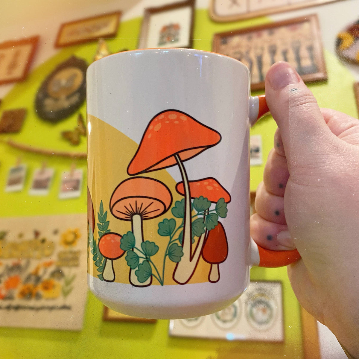 Coffee Mug Stoner Mushrooms