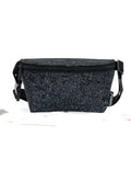Fanny Pack |Ultra-Slim| GLAM Rainbow Black