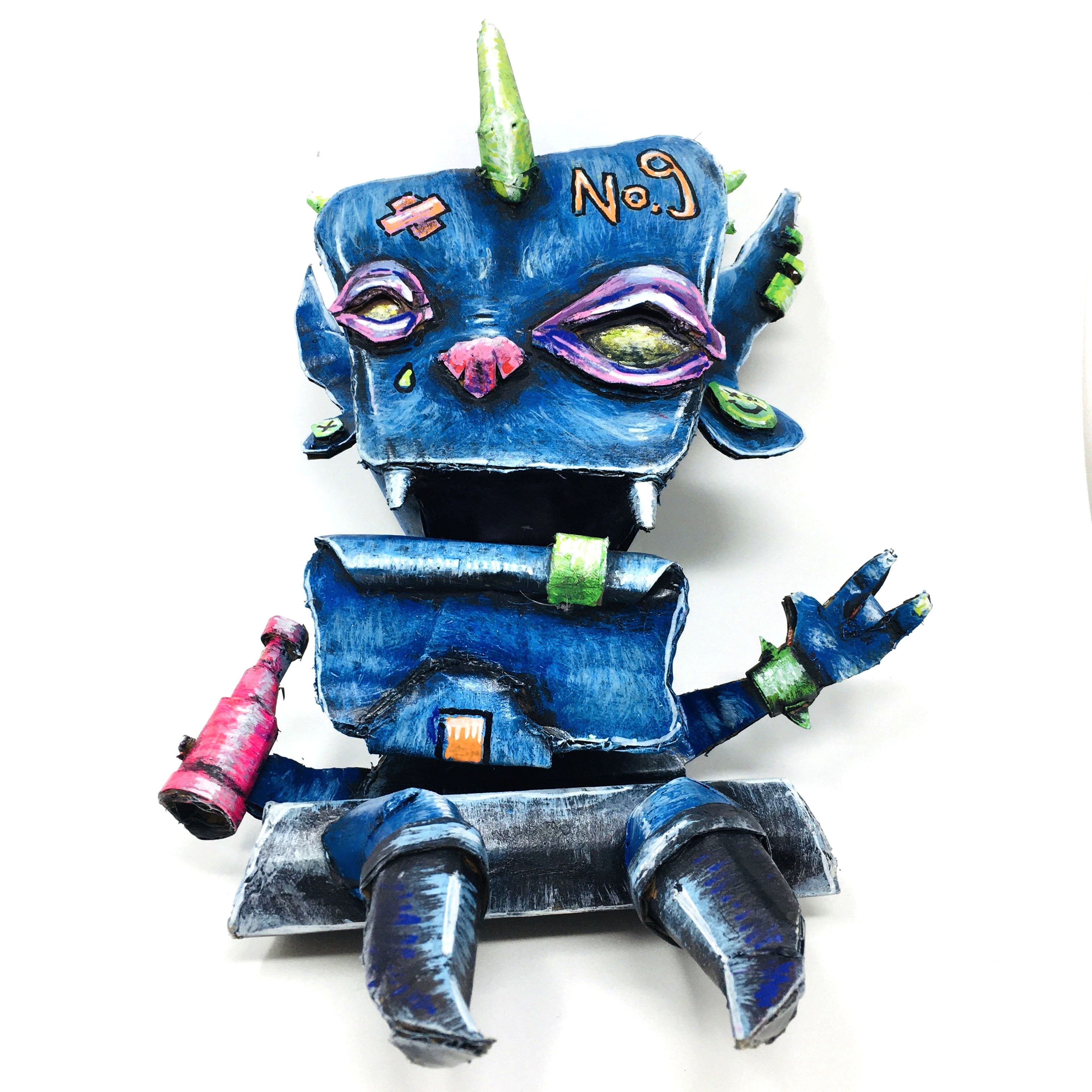 No 9 Robot 3D Original Puppet