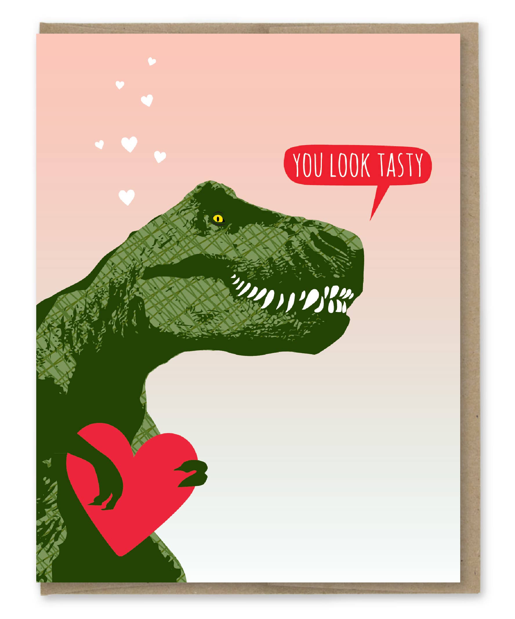 You Look Tasty Trex Card