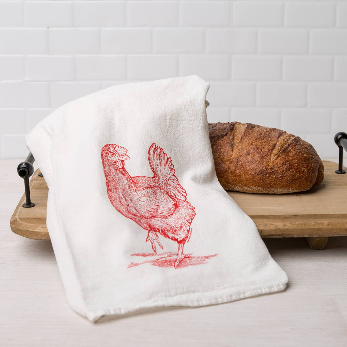 Chicken Flour Sack Kitchen Towel