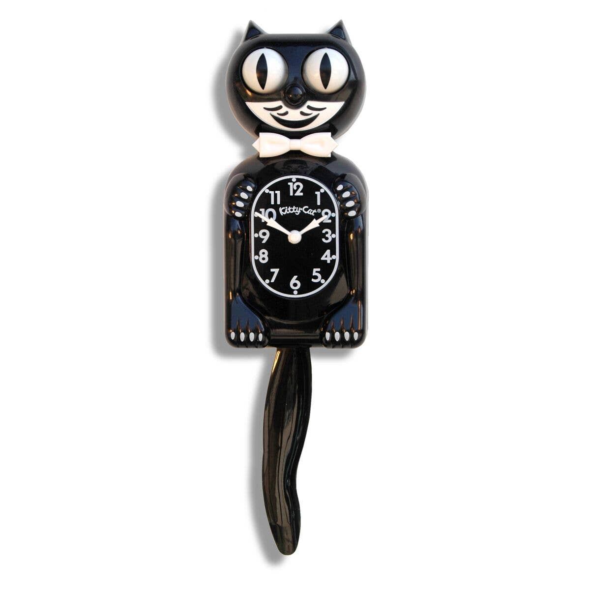 Small Black Kitty Cat Klock