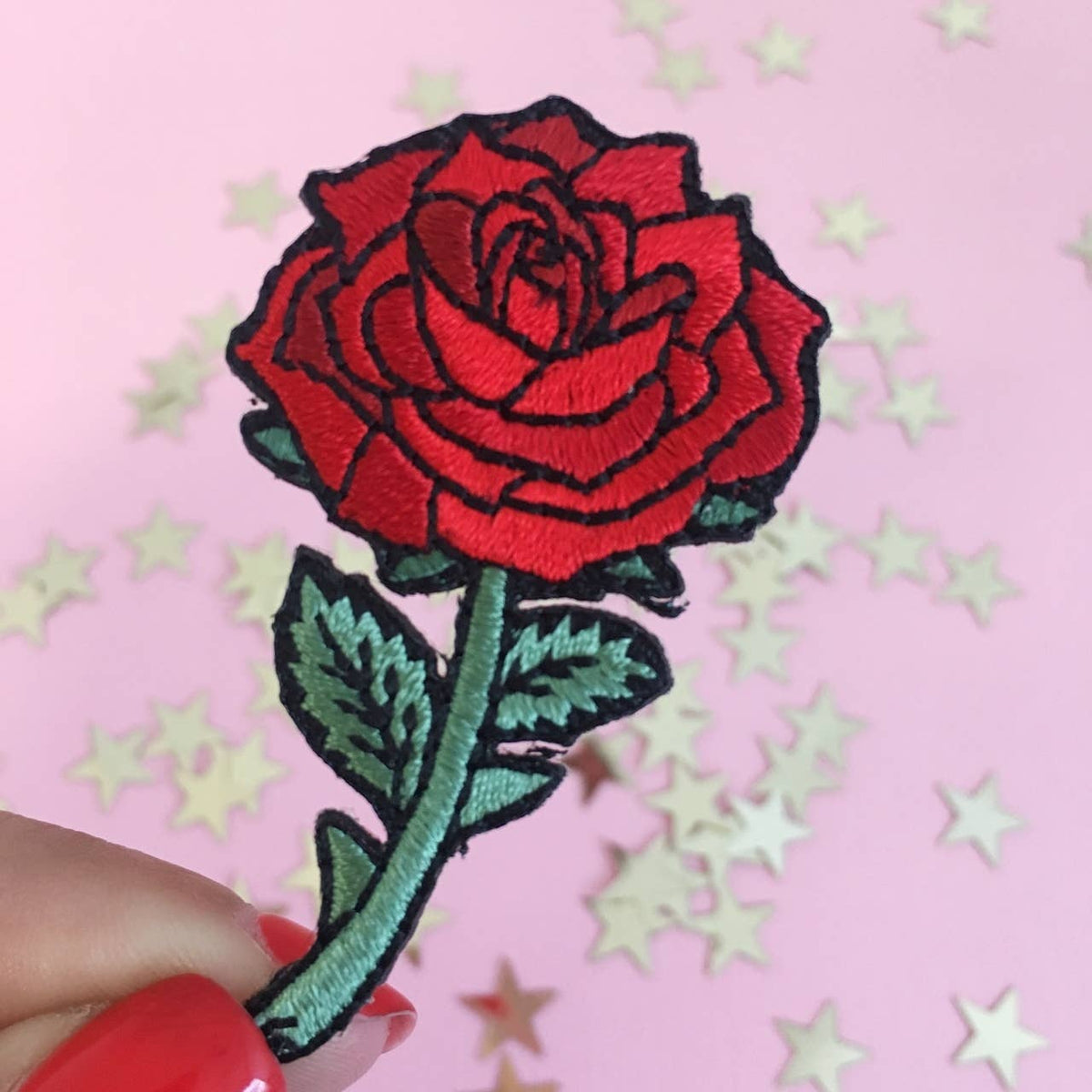 Red Rose Patch, Small