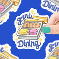 Fine Dining 90s Nostalgia School Lunch Pack Vinyl Sticker