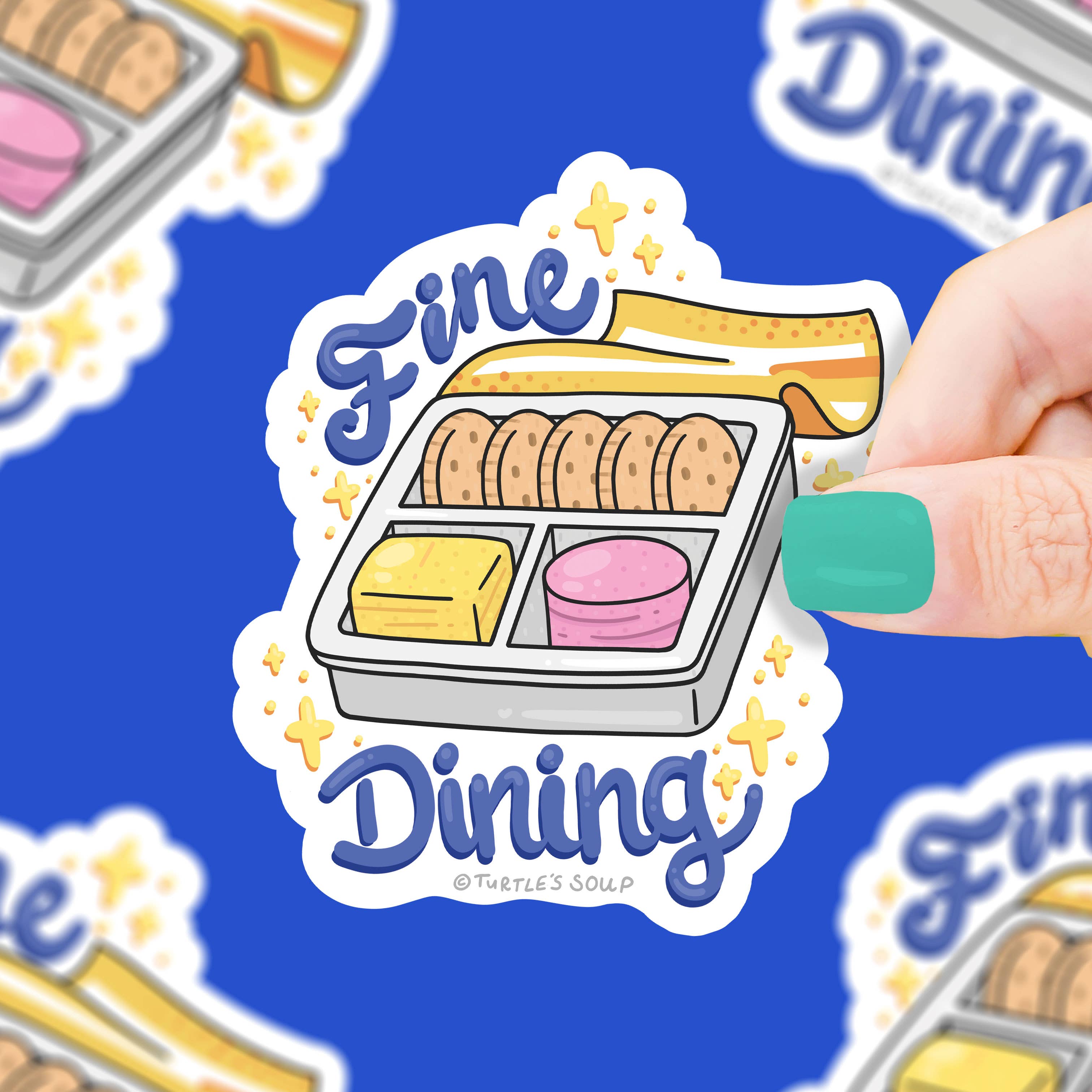 Fine Dining 90s Nostalgia School Lunch Pack Vinyl Sticker