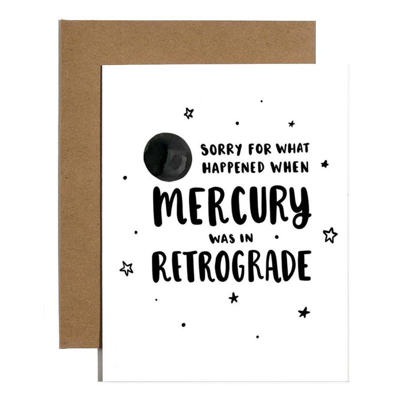 Mercury Retrograde Card