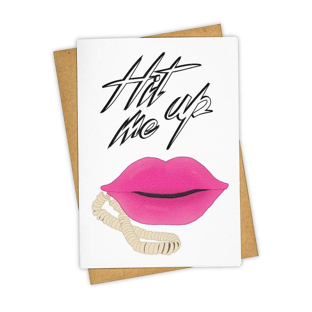 Hit Me Up Card by Tay Ham