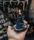 Halloween decor Gothic Candle Witch Hat Paraffin autumn: Black