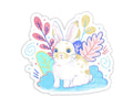 Colorful Rabbit Vinyl Sticker