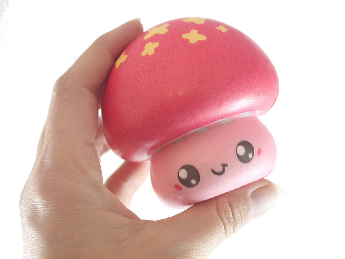 Cute 3" Mushroom Slow Rise Squishy Toys - Memory