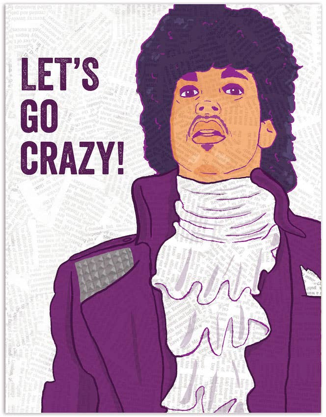 The Found - Prince Let’s Go Crazy Card