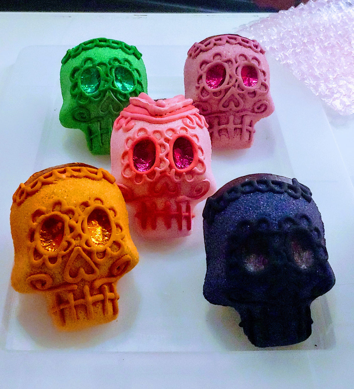 Black Heart Sugar Skulls - ALL