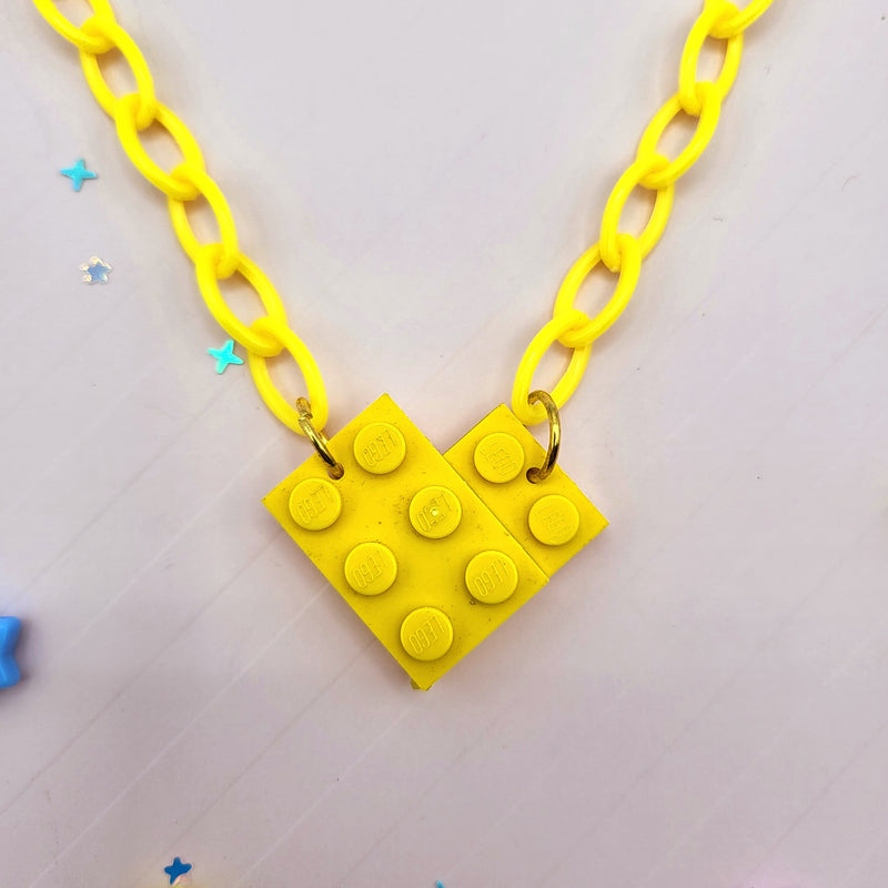 Lego Heart Necklace