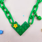 Lego Heart Necklace