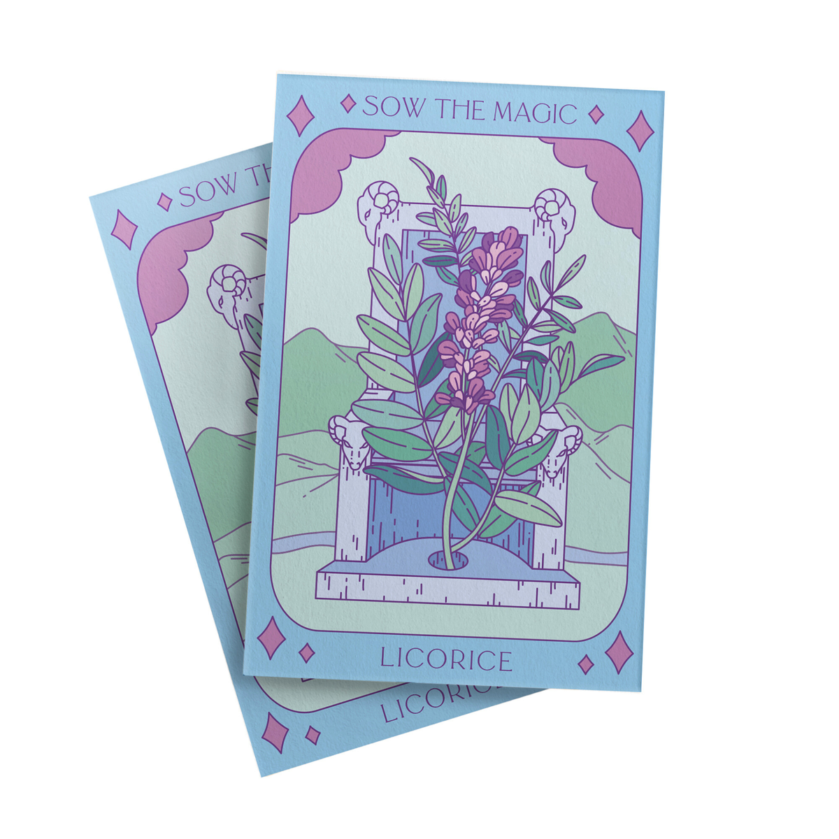 Licorice Tarot Garden + Gift Seed Packet