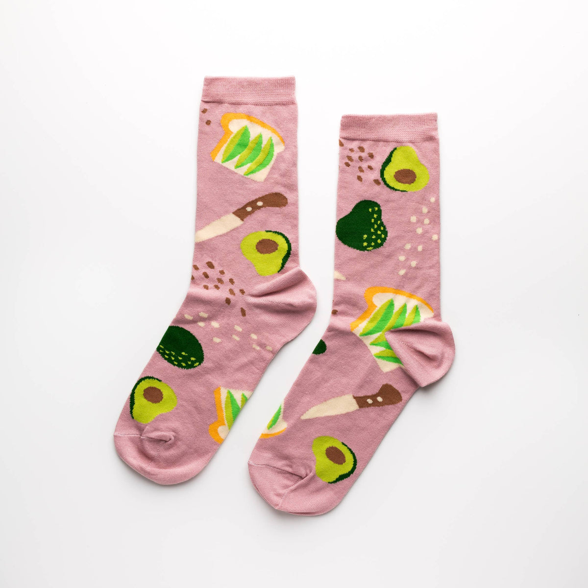 Women's - Avocado Toast Crew Socks