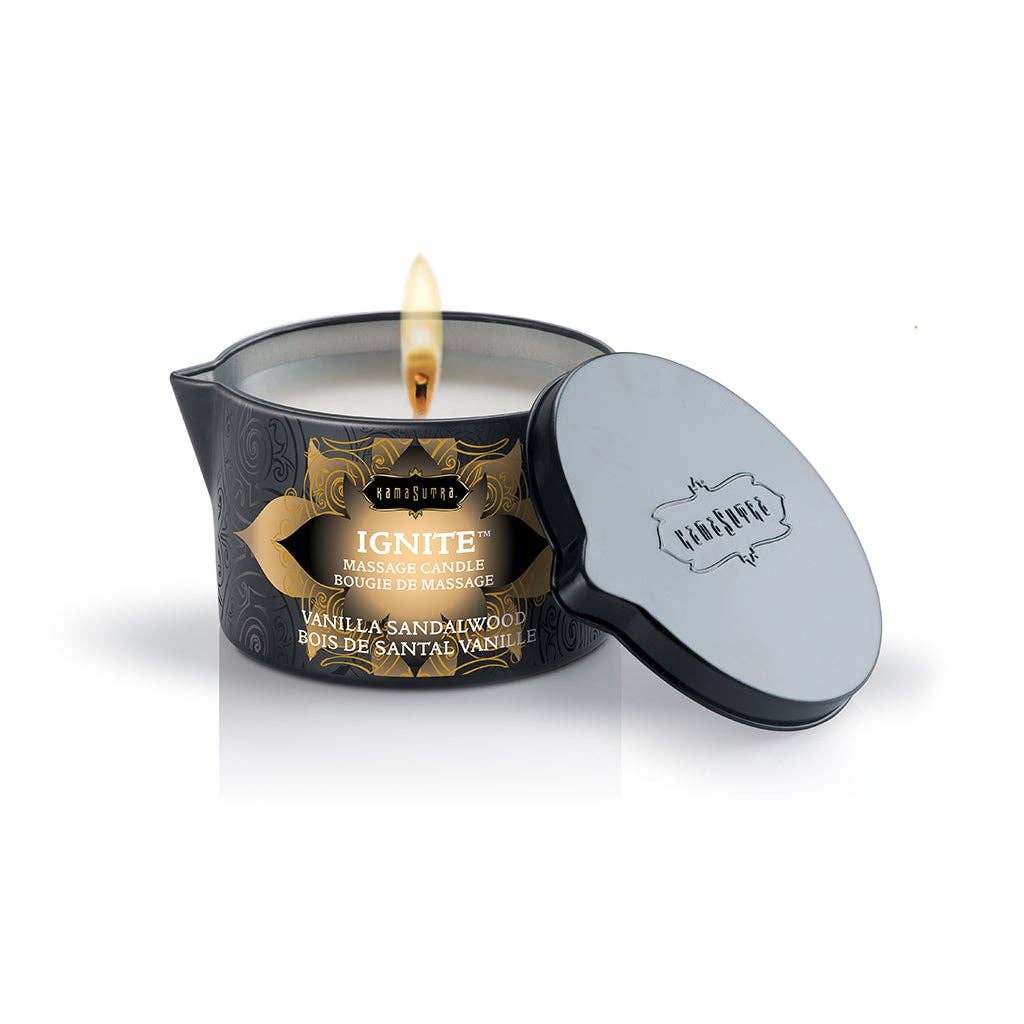Ignite Massage Oil Candle - Vanilla Sandalwood