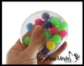 Molecule DNA Balls 2.33" -Squishy Fidget Ball - Unique