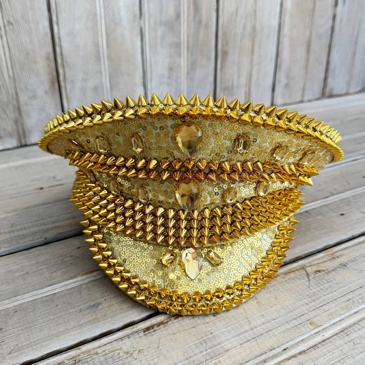 Mardi Gras Conductor Hat-gold