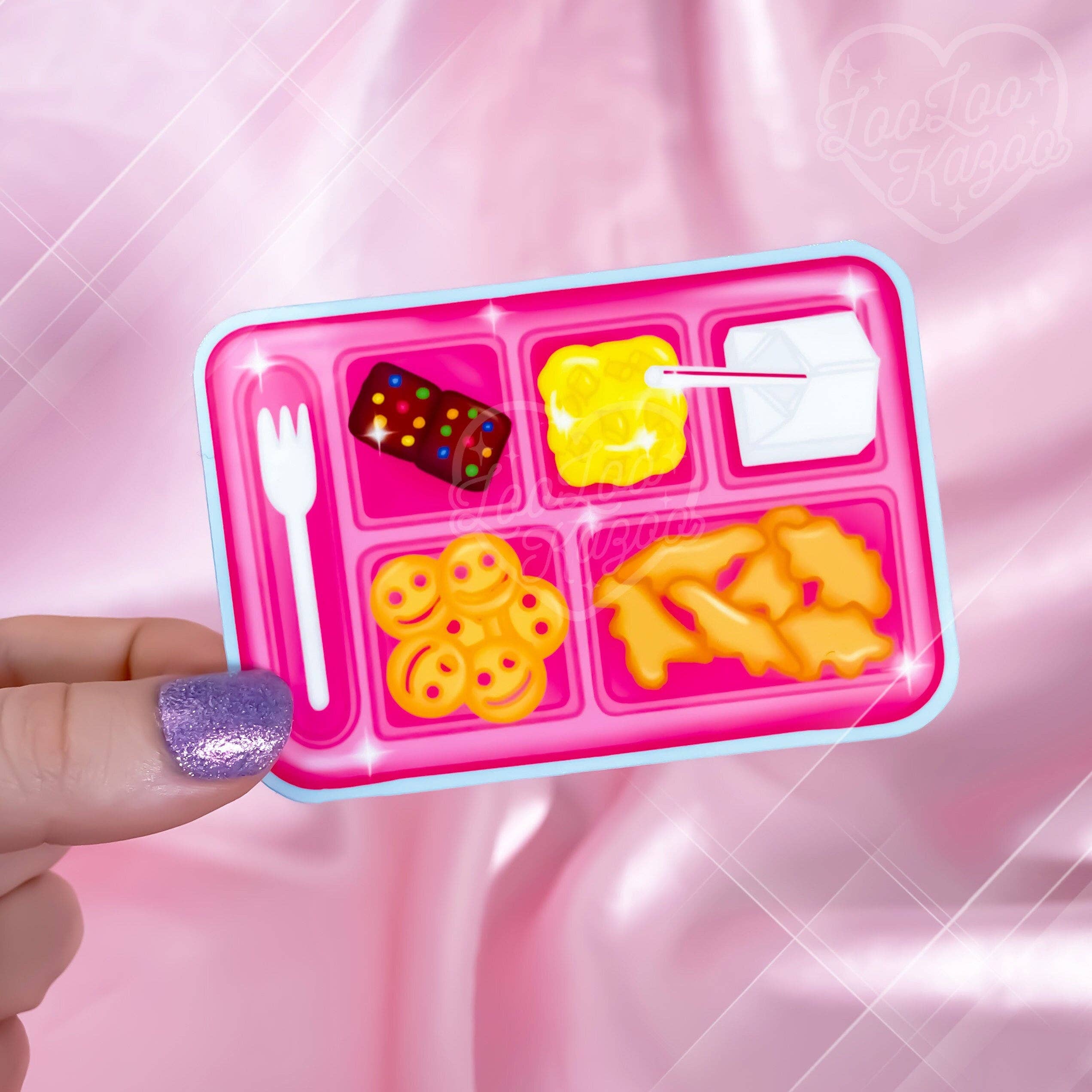 Lunch Tray Vinyl Sticker