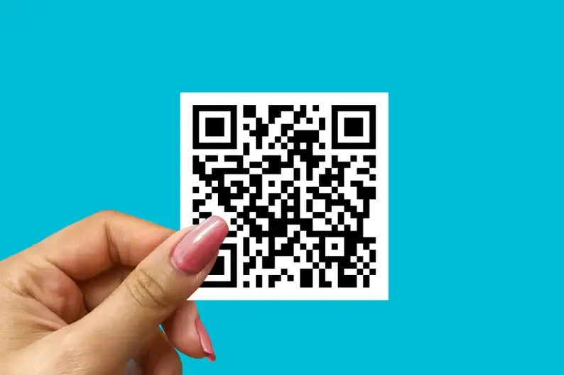 Rickroll QR Code Sticker - Funny Never Gonna Give You Up