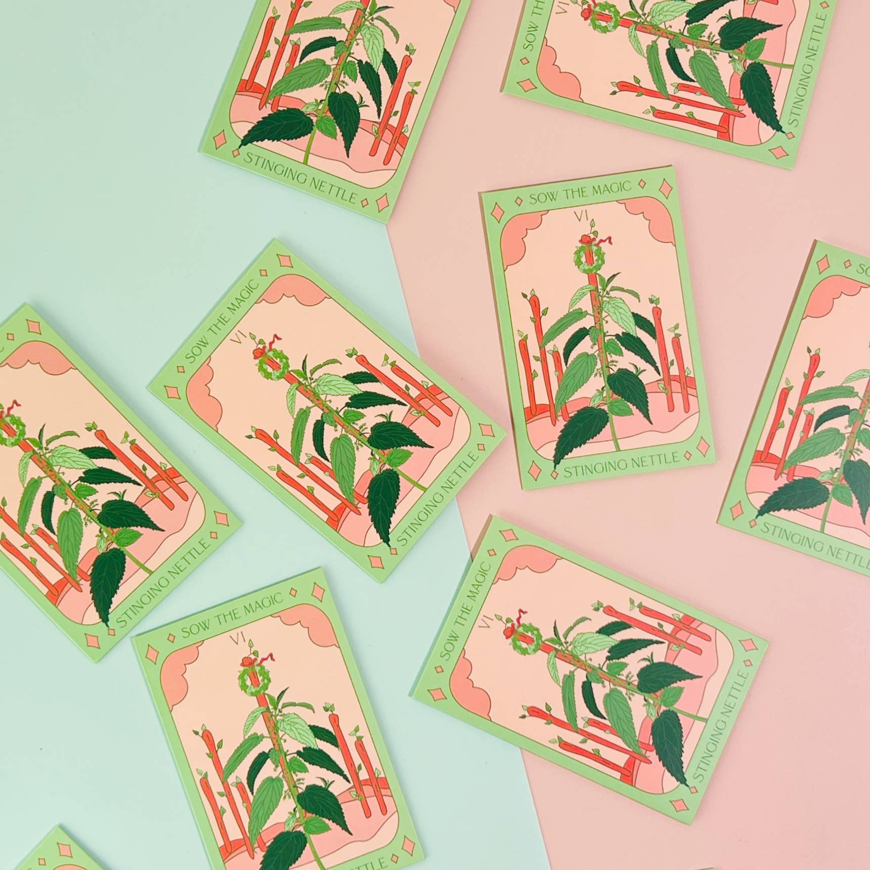 Stinging Nettle Tarot Garden + Gift Seed Packet