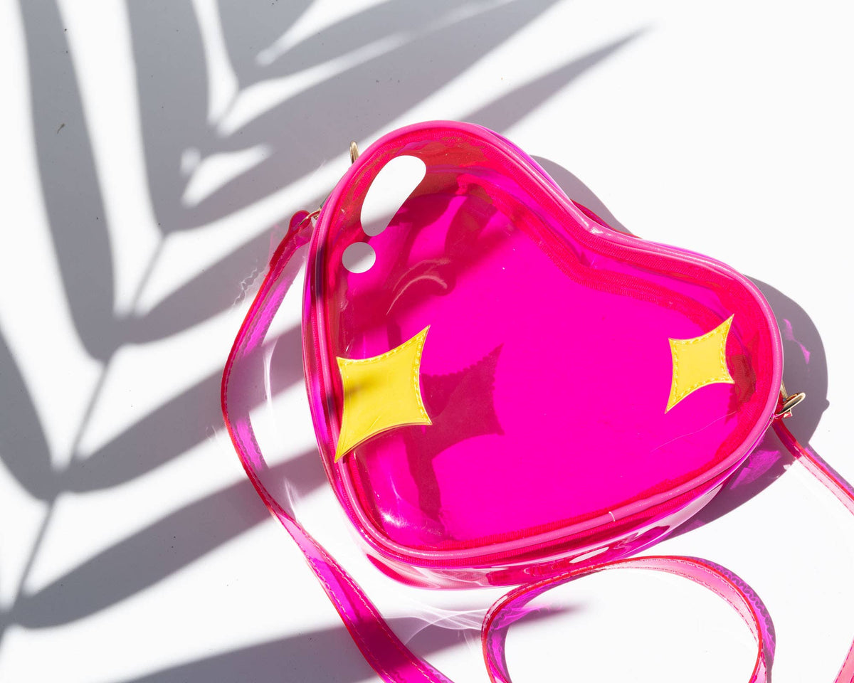 Jelly Handbag - Sparkly Heart 💖