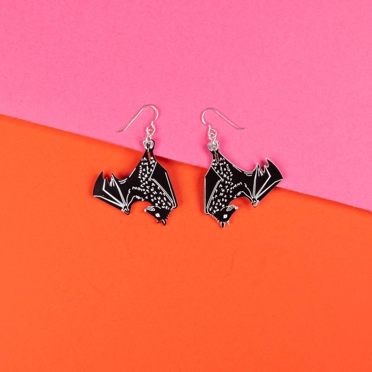 Bat Earrings Large