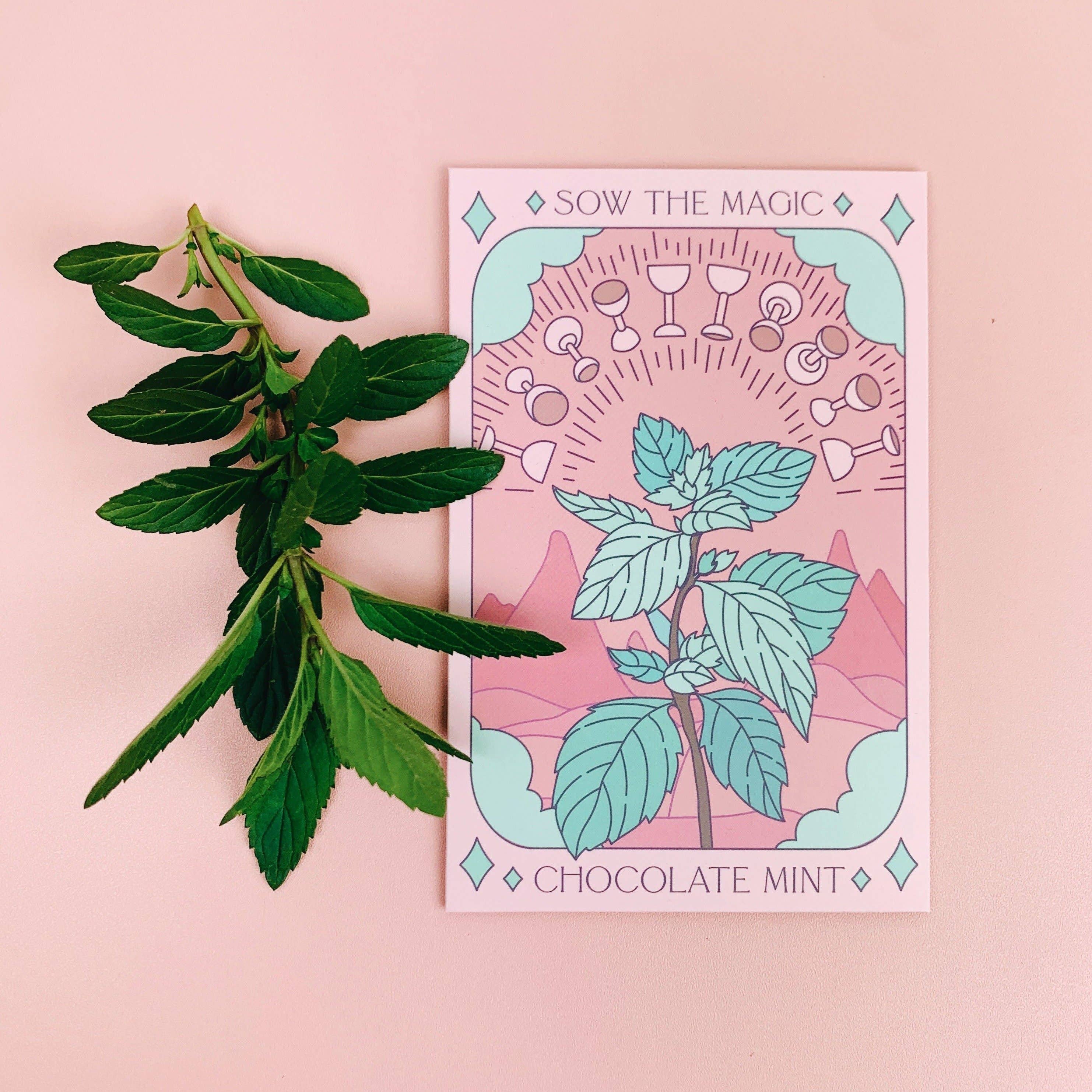 Peppermint Tarot Garden + Gift Seed Packet