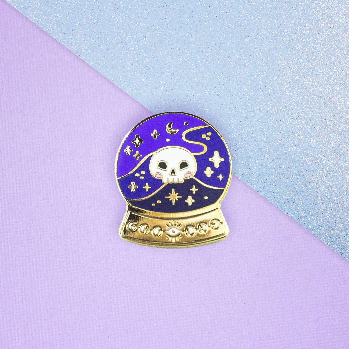 Crystal Ball Enamel Pin