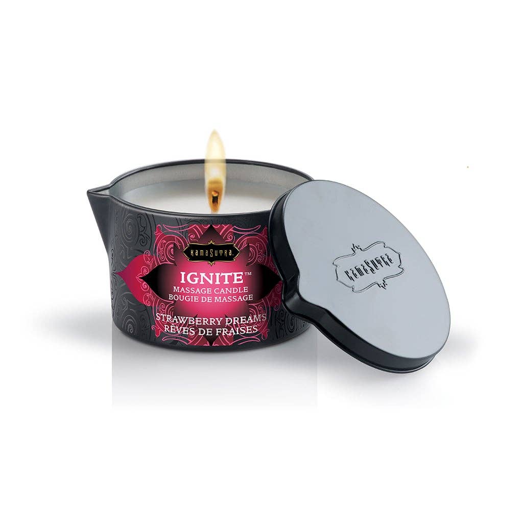 Ignite Massage Oil Candle - Strawberry Dreams