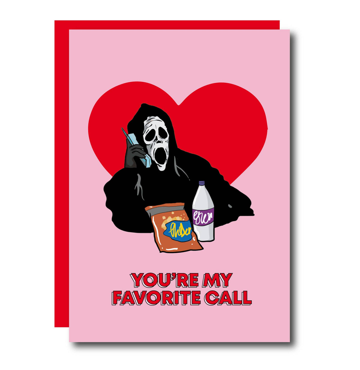 Ghostface You're my Favorite Call Valentines Day Card