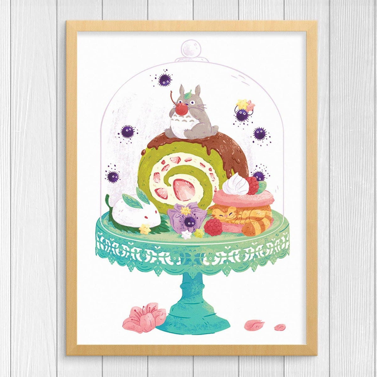 Sweet Tooth Totoro Art Print