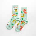 Women's - Lucky Cat & Clover Crew Socks